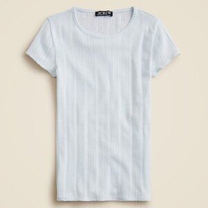 J. Crew Pointelle short-sleeve T-shirt Size XS